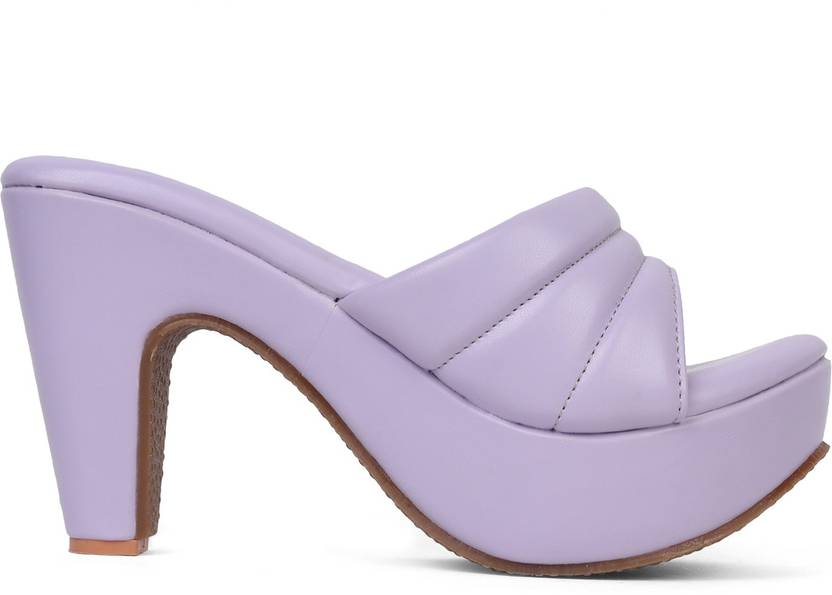 Women Purple Wedges Sandal