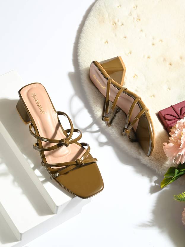 London Steps Women Sugar & Style Heels|Soft Cushion, Cute Design, & Trendy Everyday Wear Heels Sandal