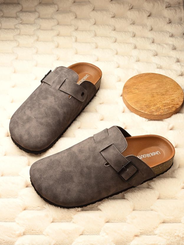 UNDERROUTE Men Premium Synthetic Soft Cushioned Footbed Casual Sa...more - Image 6
