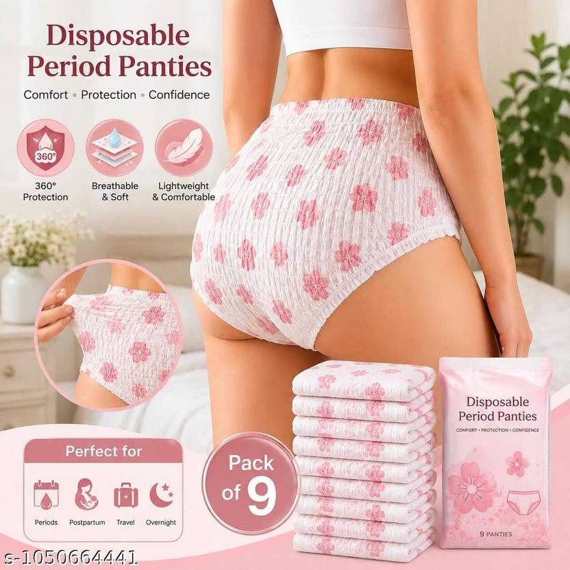 BRAHMANI ENTERPRISE Disposable Period Panty for Women | Single Use Period Underwear Pantyliner