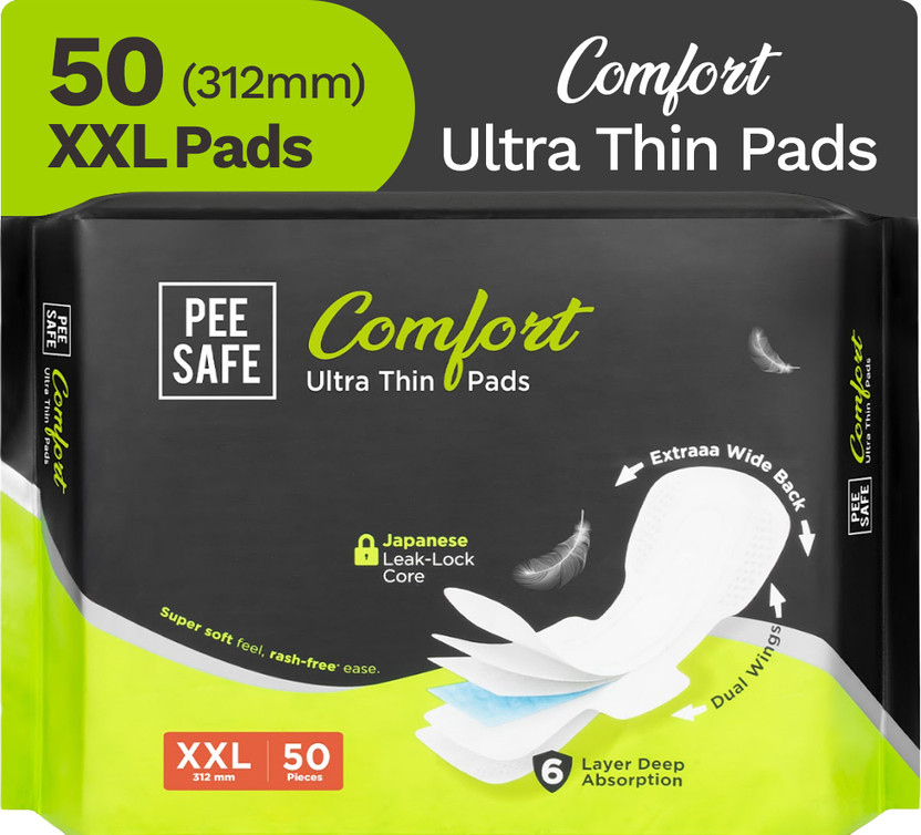 Pee Safe Comfort Ultra Thin Pads XXL 50N Sanitary Pad