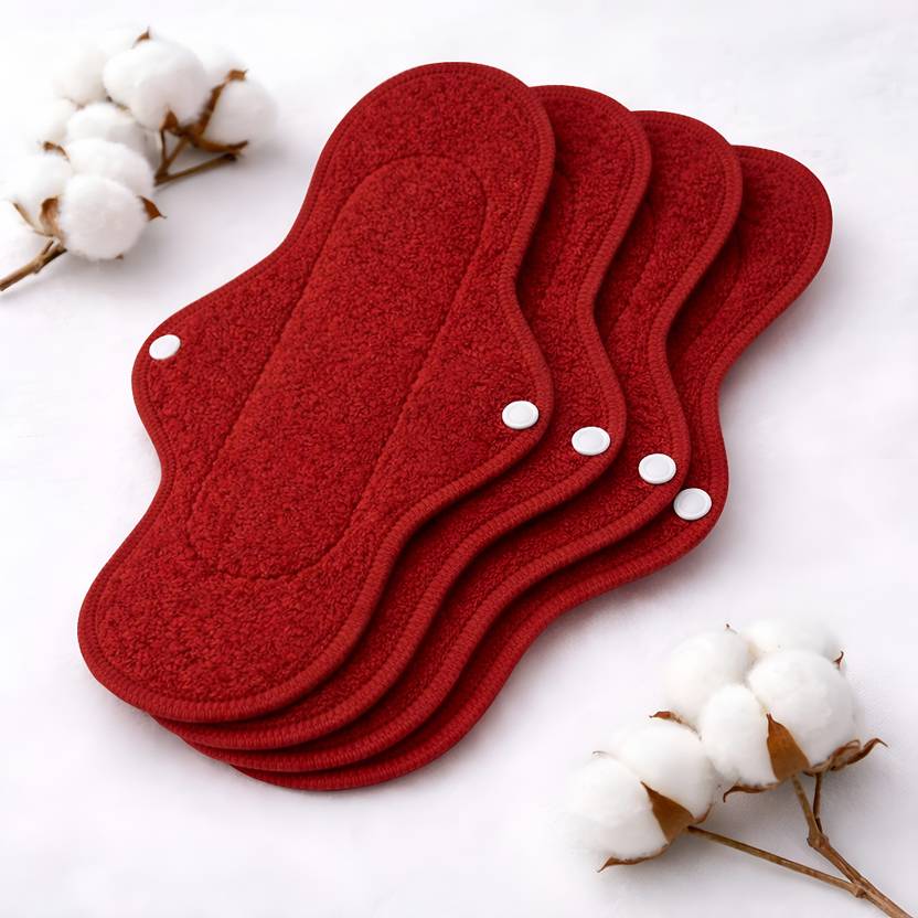 CLASSIC SUPREMO Reusable Period Pads for Heavy Flow, Leakproof with Wings Pantyliner