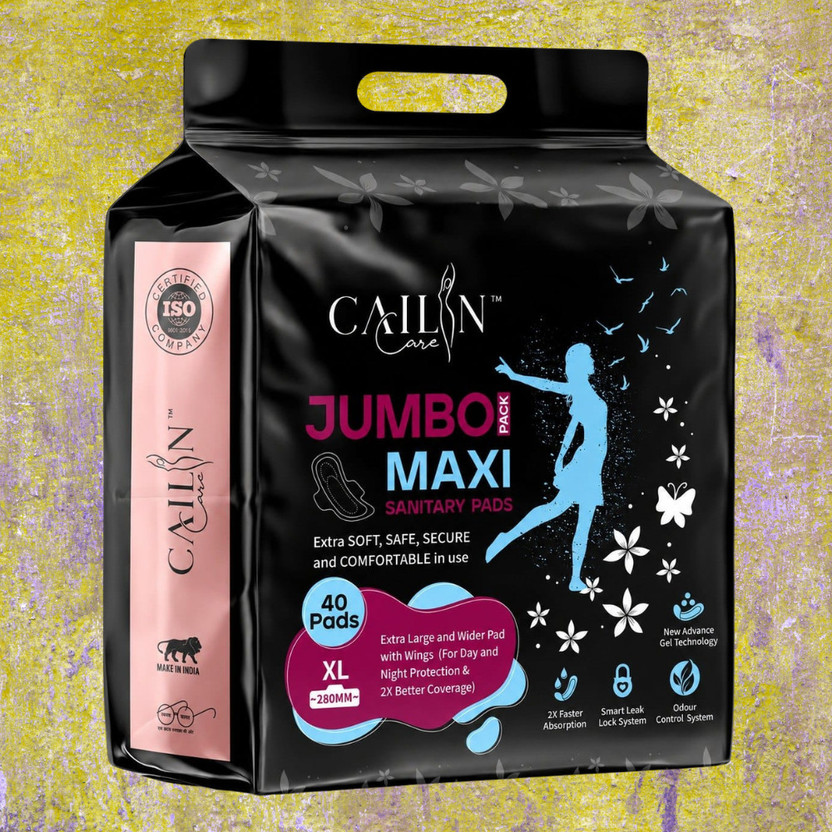 Cailin Care Dry Net Sanitary Pads XL 280mm Soft Comfort Pack of