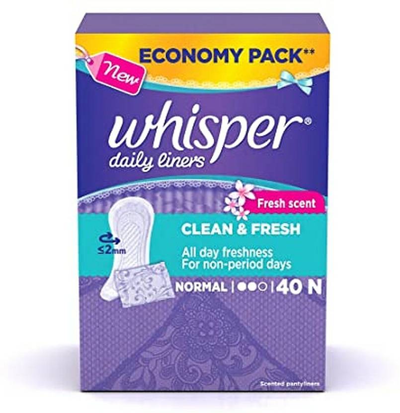 Whisper Daily Liners Fresh Pantyliner Sanitary Pad Buy Women Hygiene