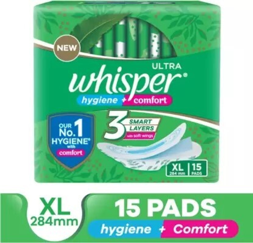Whisper Clean XL Wings Sanitary Pad Sanitary Pad