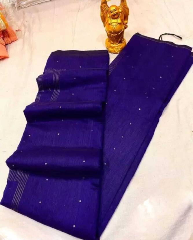 ASIMA TEXTILE Solid/Plain, Self Design Handloom Handloom Cotton Silk, Cotton Blend Saree