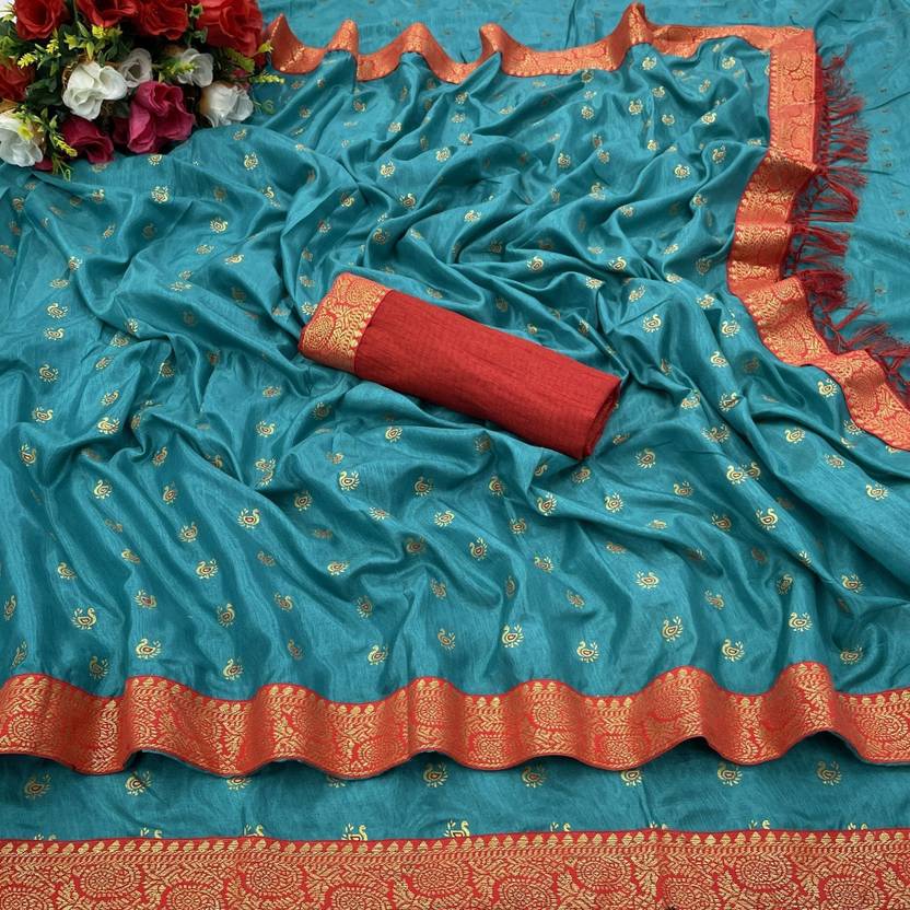 AAditya Trendz Woven Daily Wear Art Silk Saree