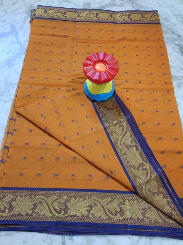 Bikash Datta Fashion Self Design Tant Pure Cotton Saree