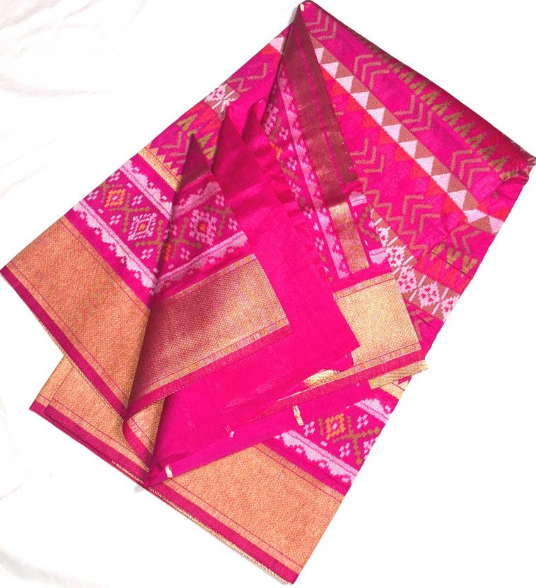 Pochampally Ikat Handloom Silk Saree