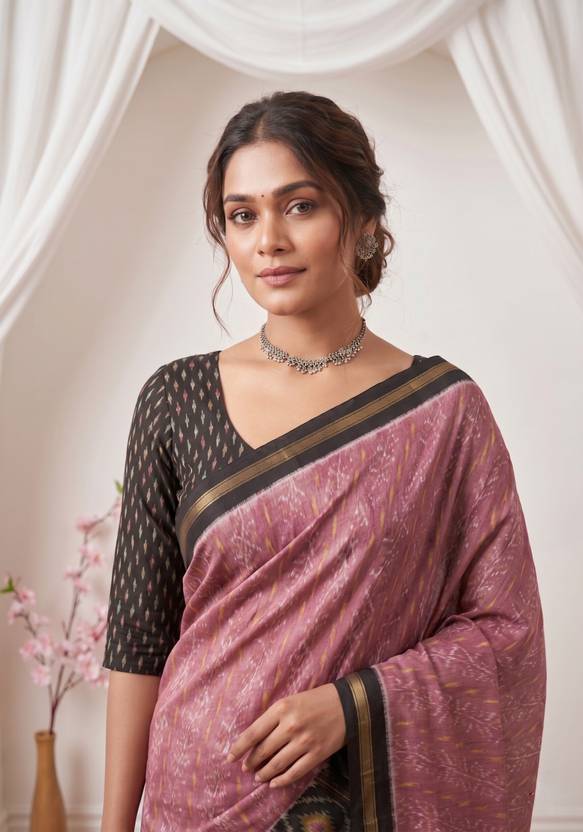 MIWAFASHION Printed Bollywood Art Silk Saree