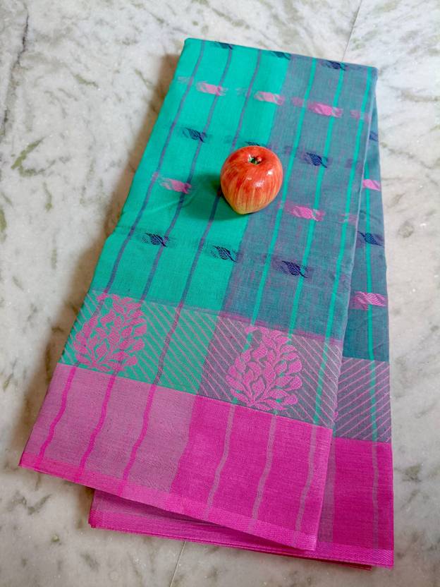 Bikash Datta Fashion Printed Tant Pure Cotton Saree