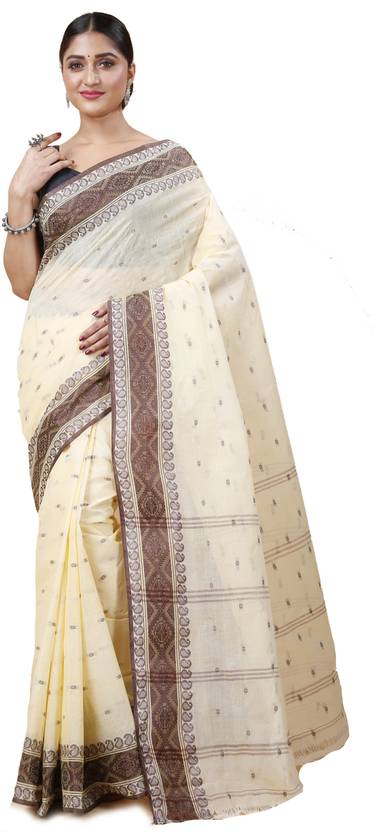 Ruuprekha Woven Tant Cotton Blend Saree