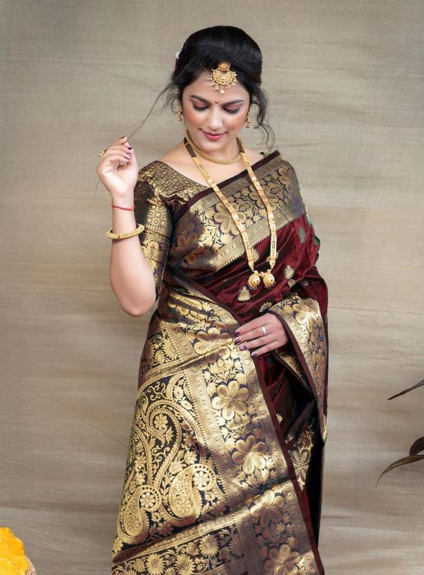 Jayashi Woven Banarasi Art Silk Saree