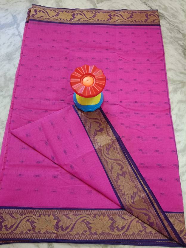 Bikash Datta Fashion Self Design Tant Pure Cotton Saree