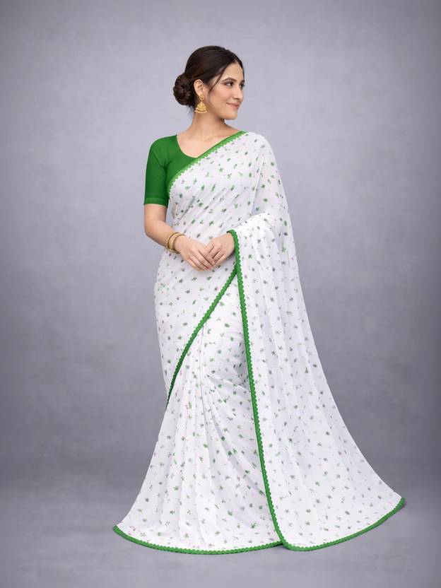 Vaidehi Enterprise Floral Print Daily Wear Georgette Saree