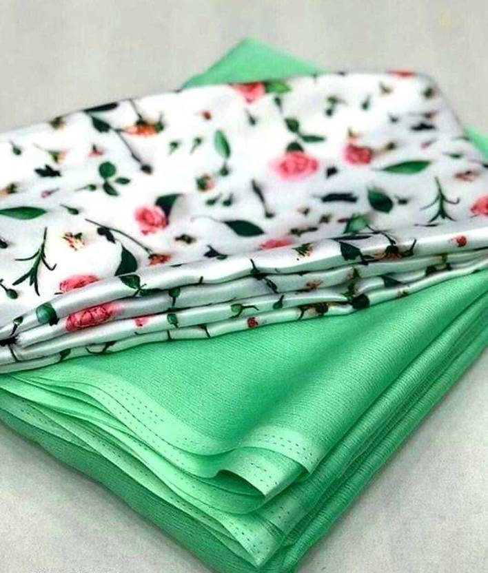 LEEZA ENTERPRISE Printed, Floral Print Daily Wear Chiffon Saree