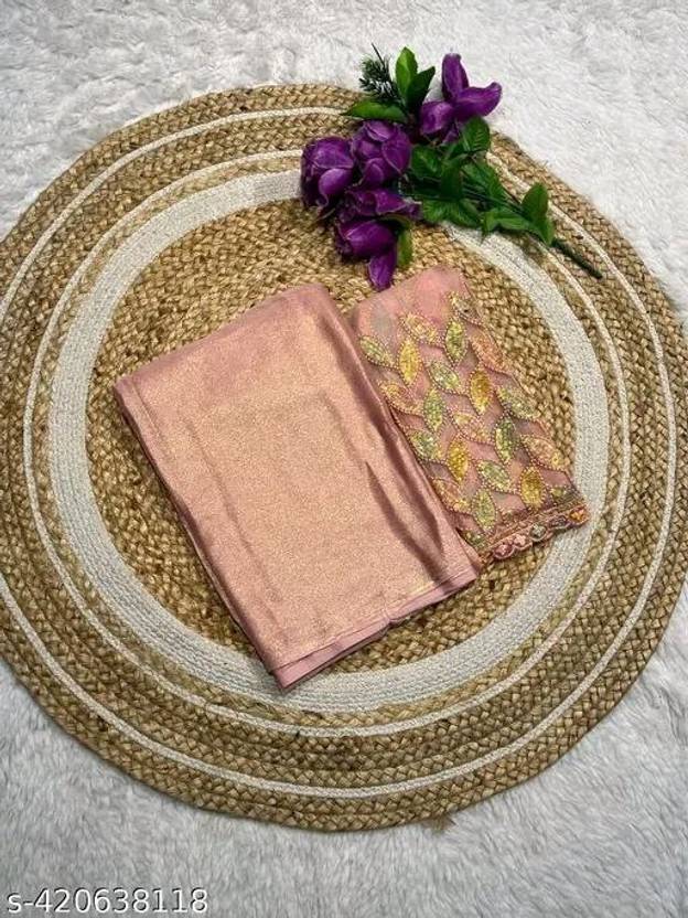 Infyshopy Fashions Self Design, Embroidered Bollywood Chiffon Saree
