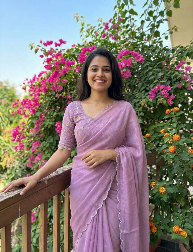 AMIYASILKMILLS Self Design, Embroidered, Woven Daily Wear Organza Saree