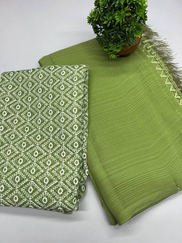 Colour9Fashion Solid/Plain Bollywood Viscose Rayon Saree