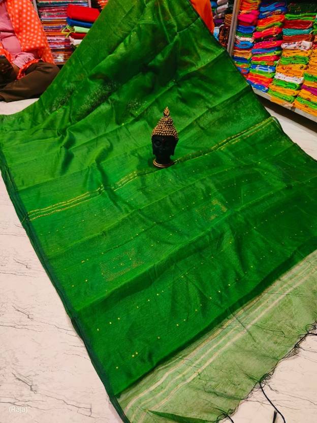 Averis collection Embellished Bollywood Handloom Cotton Silk Saree