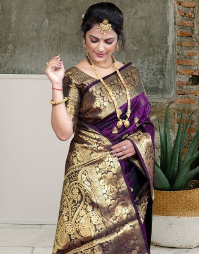 Jayashi Fashion Self Design Kanjivaram Pure Silk Saree