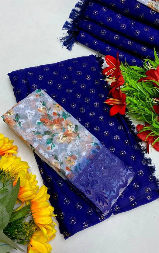 Tradivibe Dyed Bollywood Brasso Saree