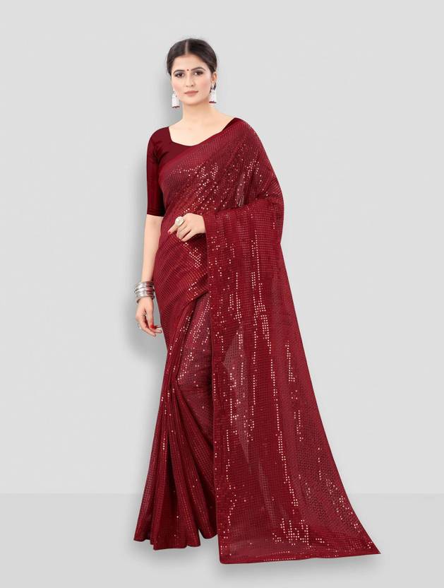 Clemira Embellished Bollywood Georgette Saree