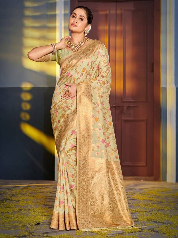 Sutriti Woven Banarasi Silk Blend Saree