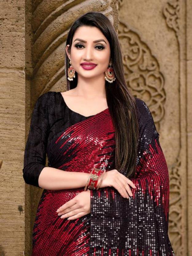 TIRA Embellished Bollywood Georgette Saree