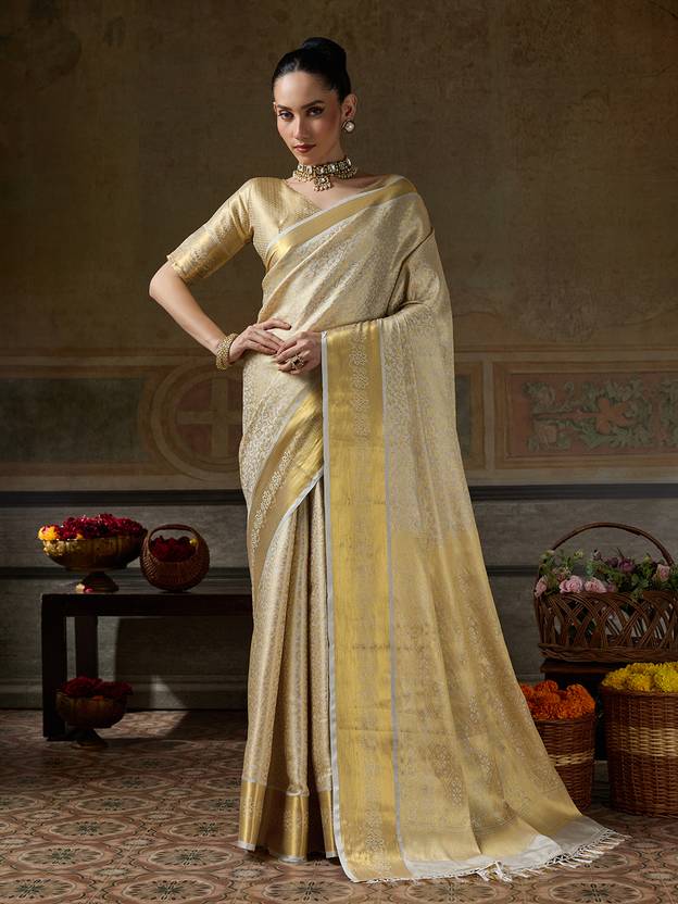 Sutriti Woven Kanjivaram Silk Blend Saree