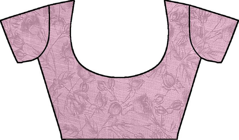 Printed, Floral Print Daily Wear Cotton Blend Saree  (Multicolor, Purple)