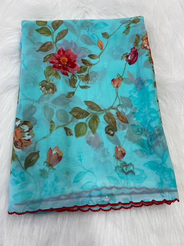bhavika silk mills Printed Daily Wear Georgette Saree