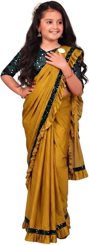 SATVASHIV Embellished Bollywood Lycra Saree