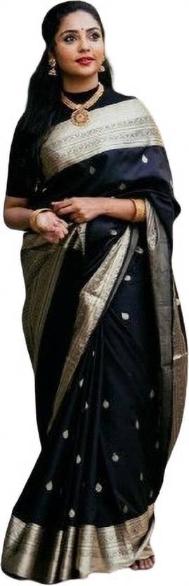 Zarrafashion Woven Banarasi Art Silk Saree
