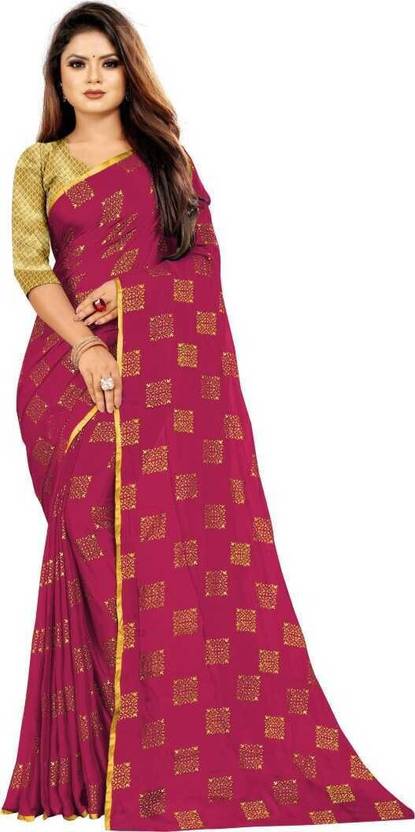 KRIYANSH Printed Bollywood Cotton Silk Saree