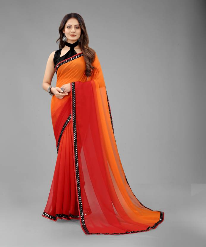 FashDeal Embellished Bollywood Georgette Saree