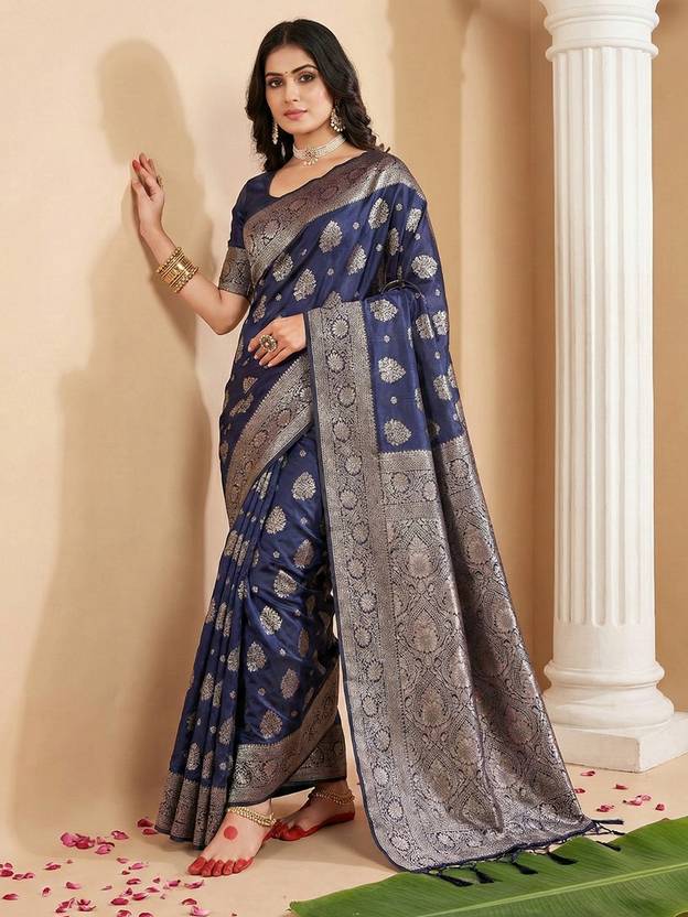 Sutriti Woven Banarasi Silk Blend Saree