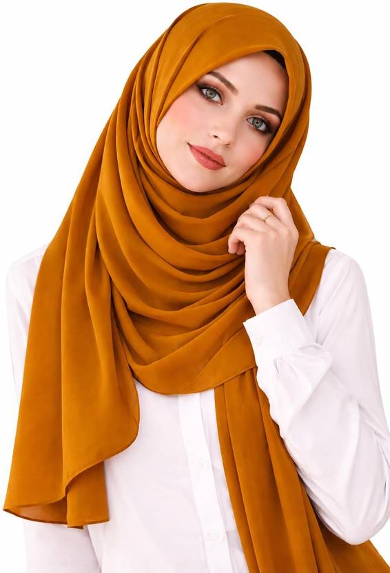 Brightonce Fashion Solid Georgette Women Scarf