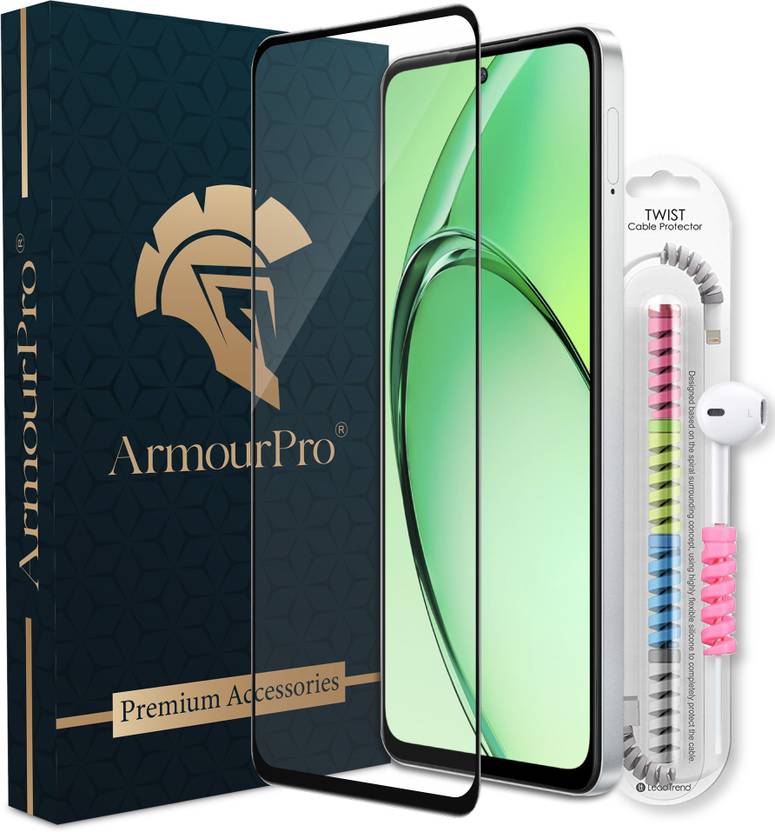 ArmourPro Edge To Edge Tempered Glass for Oppo K12x 5G, Oppo K12X, K12X