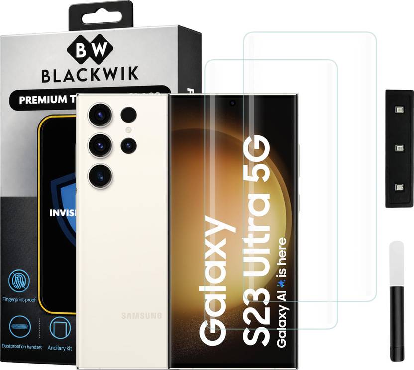 Blackwik Edge To Edge Tempered Glass for Samsung S23 Ultra