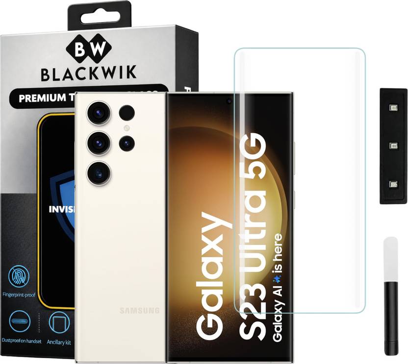Blackwik Edge To Edge Tempered Glass for Samsung S23 Ultra