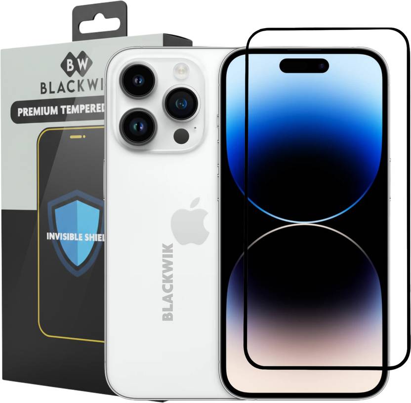 Blackwik Edge To Edge Tempered Glass for Apple iPhone 14, Apple iPhone 14 Pro