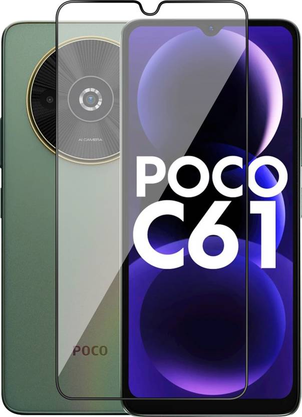 Artistque Edge To Edge Tempered Glass for Poco C61 5G