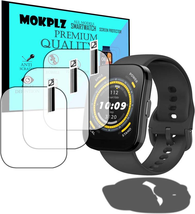 MOKPLZ Screen Guard for AMAZFIT BIP 5 SMARTWATCH