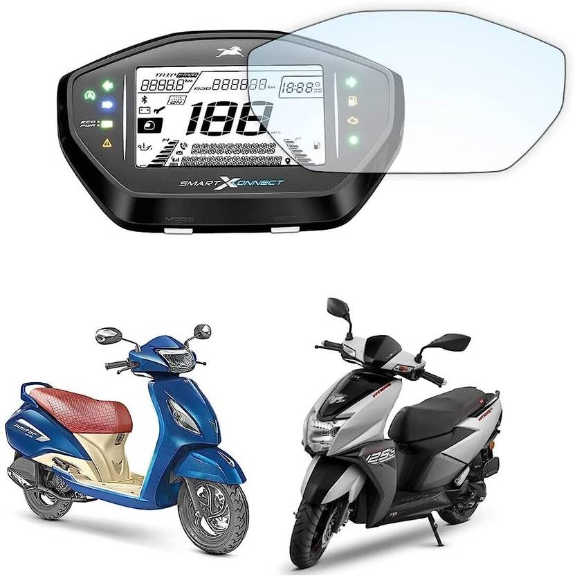 FriendZon Screen Guard for TVS Jupiter ZX Smart Xonnect, TVS Ntorq 125