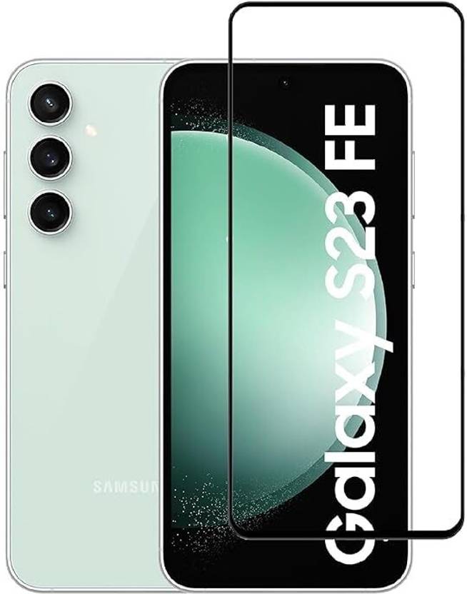 ALFA URBAN Tempered Glass Guard for Samsung Galaxy S23 FE Edge To Edge HD+ Tempered Glass Full Screen Coverage with Easy Installation