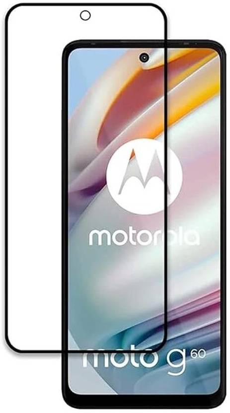 ALFA URBAN Tempered Glass Guard for Motorola Moto G40 Fusion Edge To Edge Gaming Tempered Glass Full Screen Coverage with Easy Installation