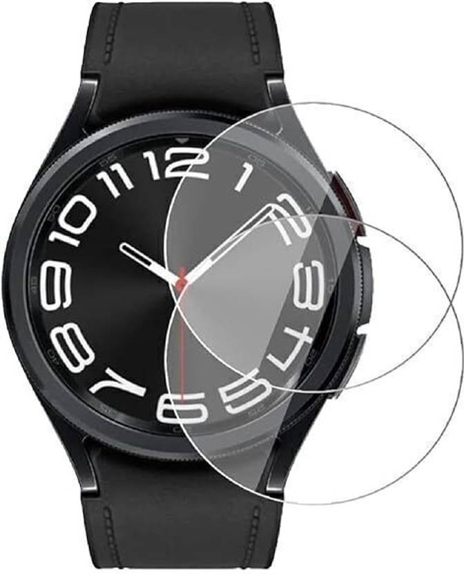 YOUTH MOBI Tempered Glass Guard for Screen Protector for Samsung Galaxy Watch 6 Classic (43mm) (1.3" inch) Easy Installation Kit