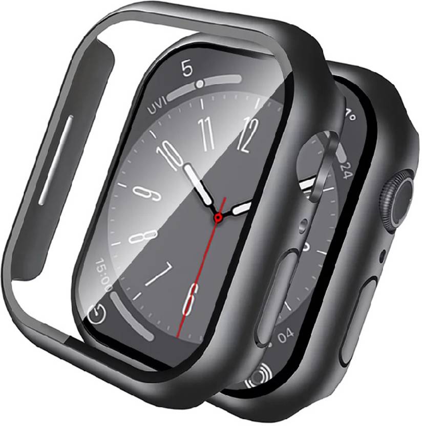 lazzymoby Tempered Glass Guard for Apple Watch Series 8 41mm, Matte