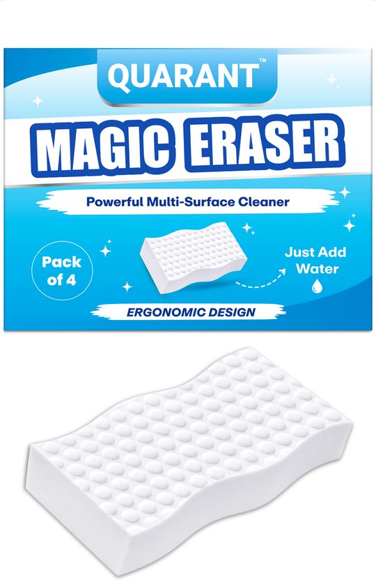 Kaccha Nimbu Magic Eraser Cleaning Sponge, Pack of 4 - Image 9